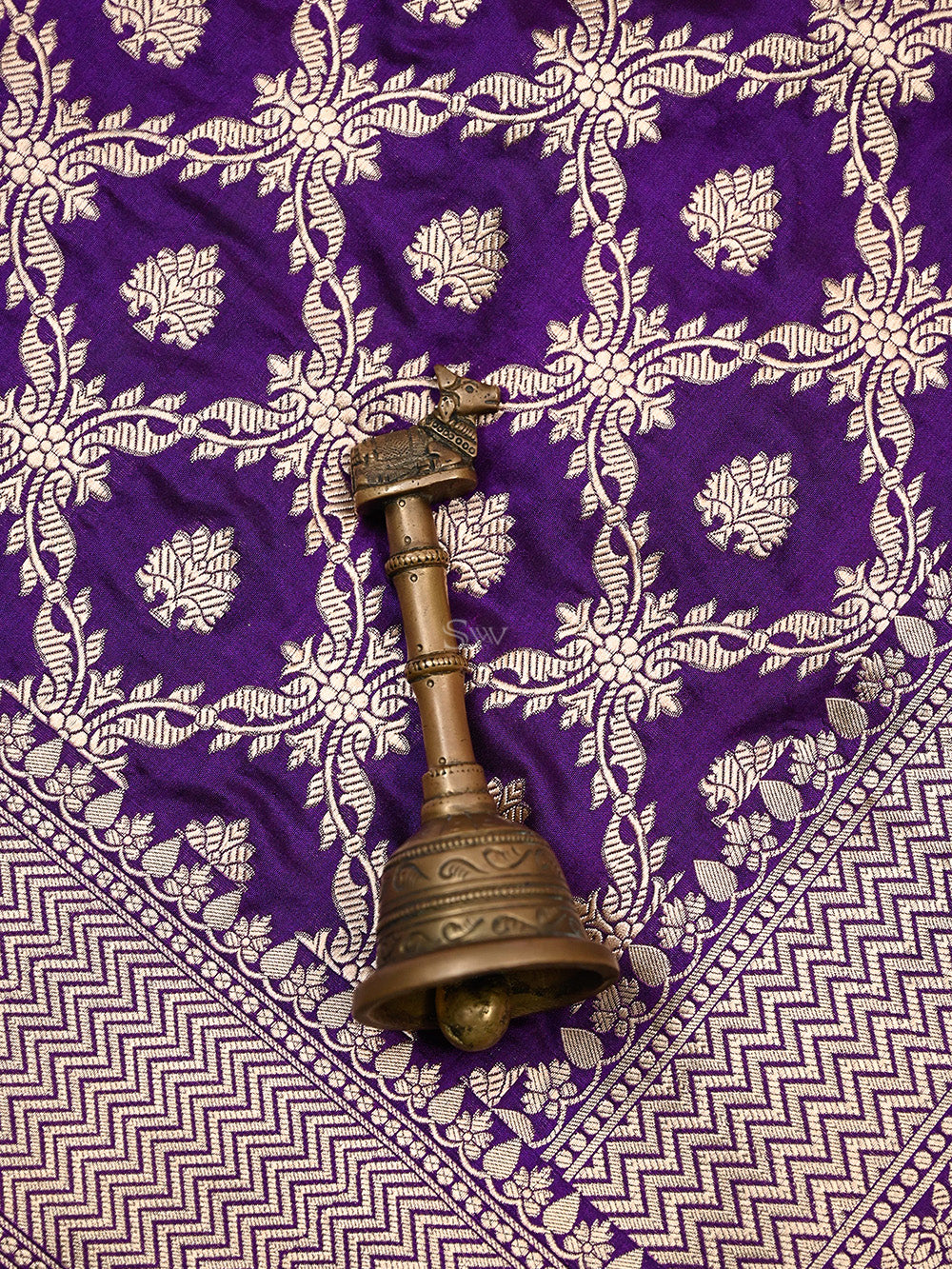 Purple Uppada Katan Silk Handloom Banarasi Saree