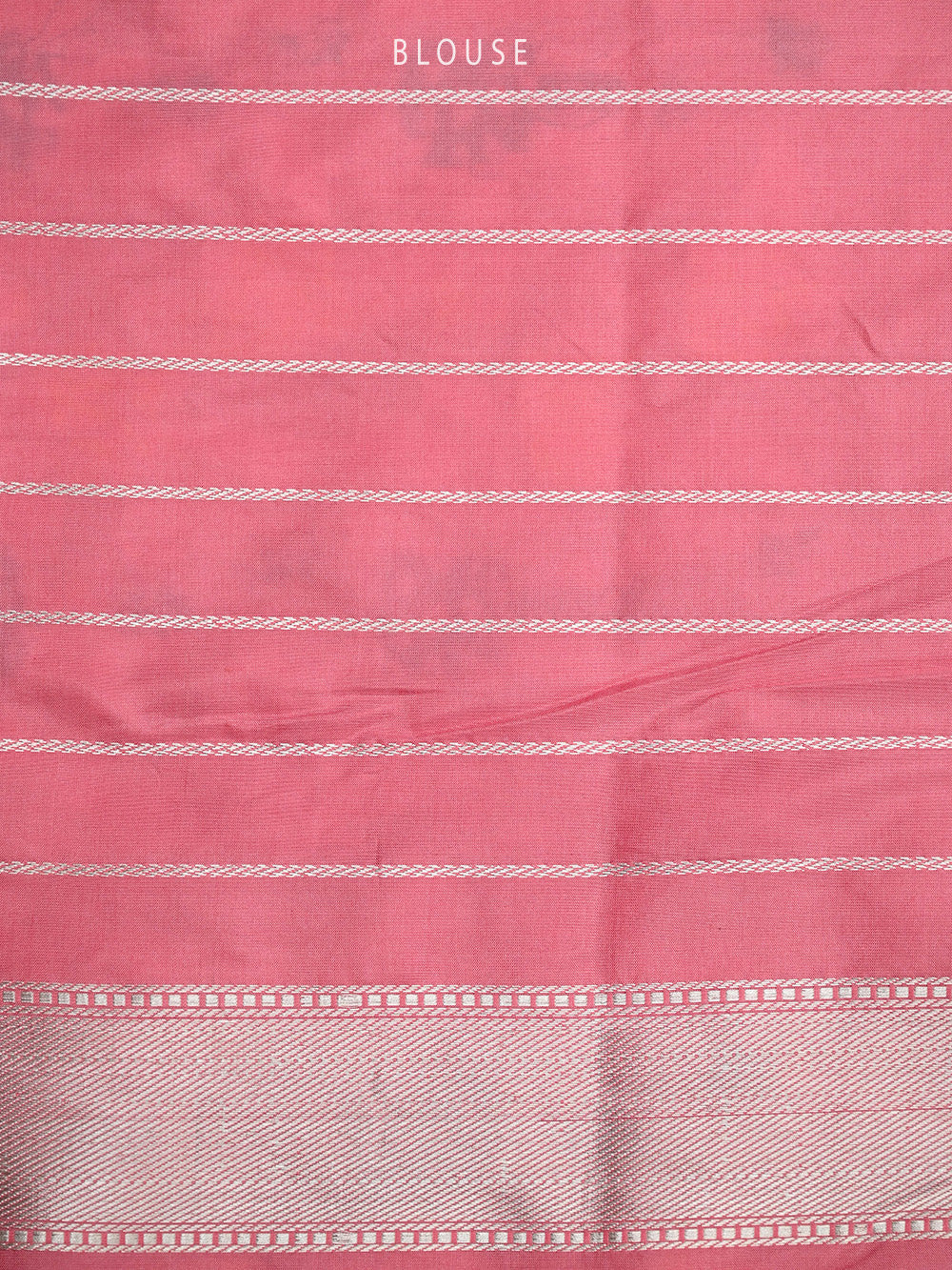 Light Pink Plain Katan Silk Handloom Banarasi Saree