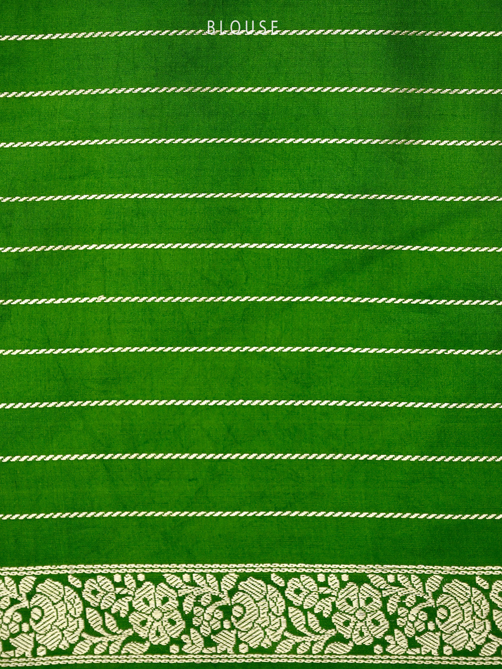 Green Booti Katan Silk Handloom Banarasi Saree