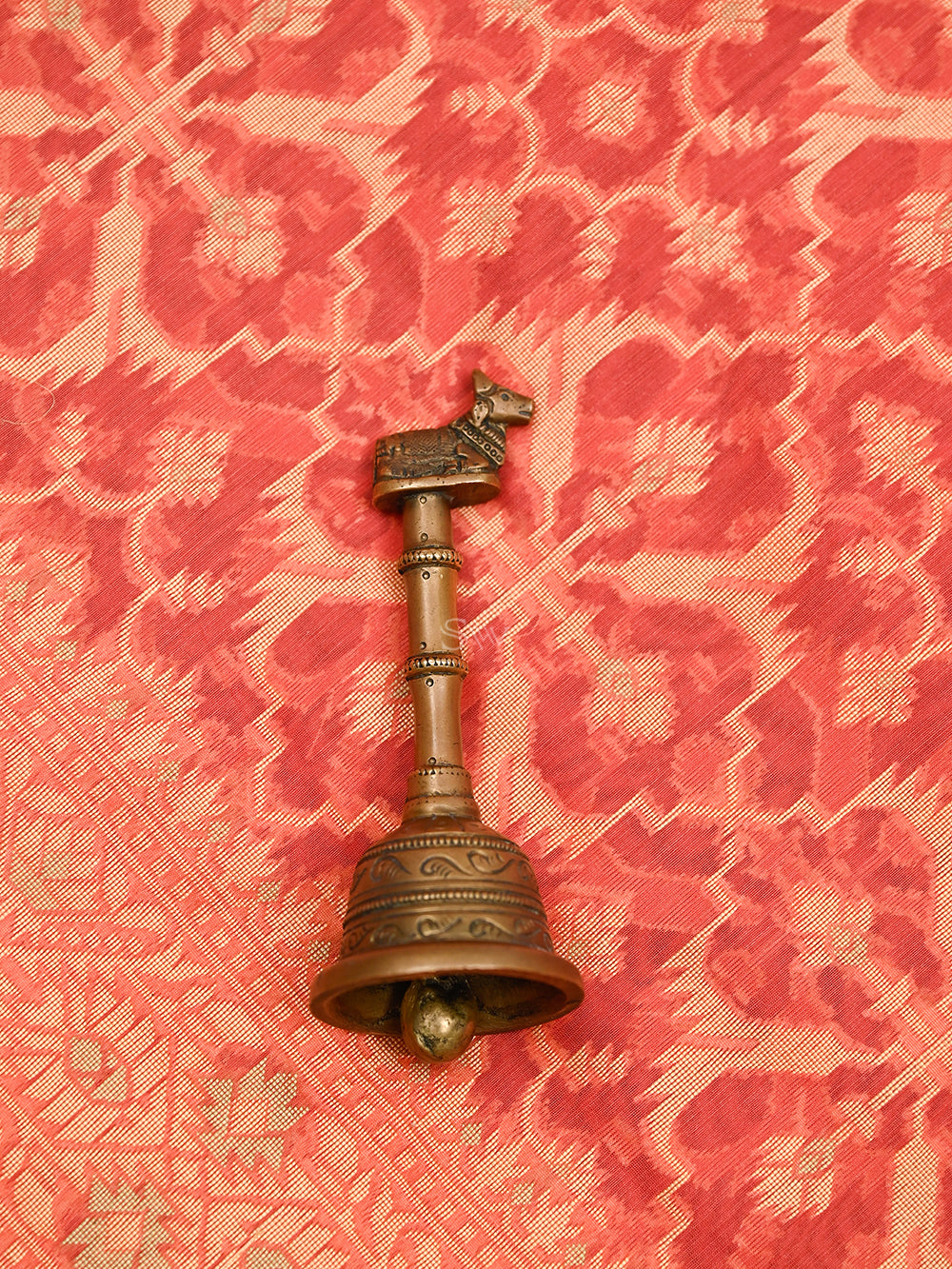 Bright Coral Pink Meenakari Jaal Cotton Silk Handloom Banarasi Saree - Sacred Weaves