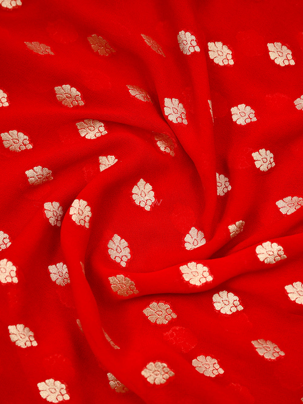 Red Rangkat Khaddi Georgette Handloom Banarasi Suit