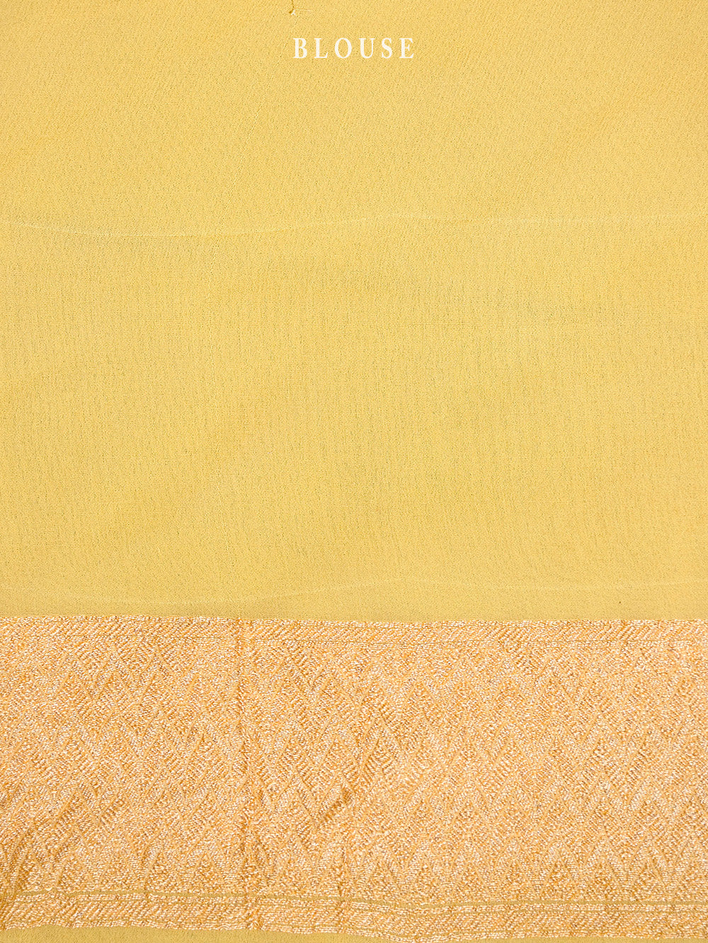 Pastel Yellow Meenakari Jaal Khaddi Georgette Handloom Banarasi Saree