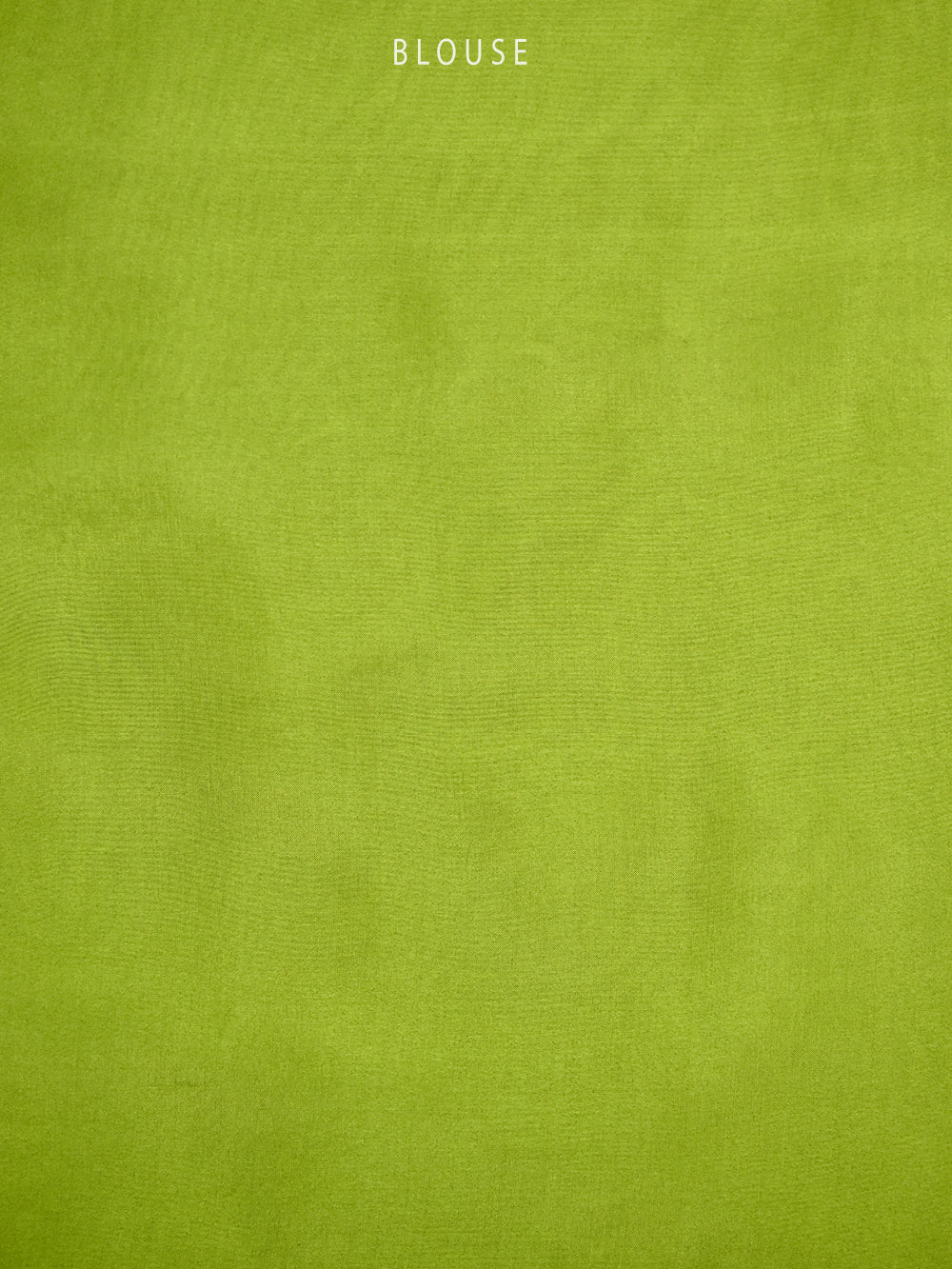 Parrot Green Plain Silk Handloom Saree