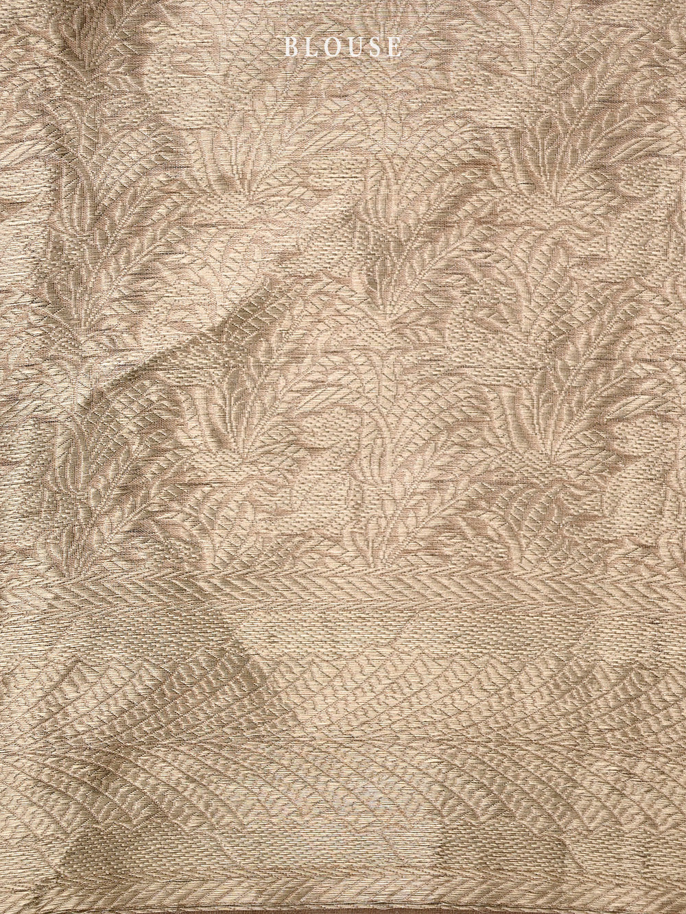 Pastel Peach Tissue Brocade Handloom Banarasi Saree - Sacred Weaves