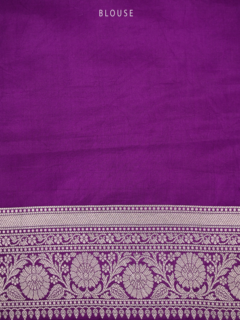 Purple Katan Silk Brocade Handloom Banarasi Saree