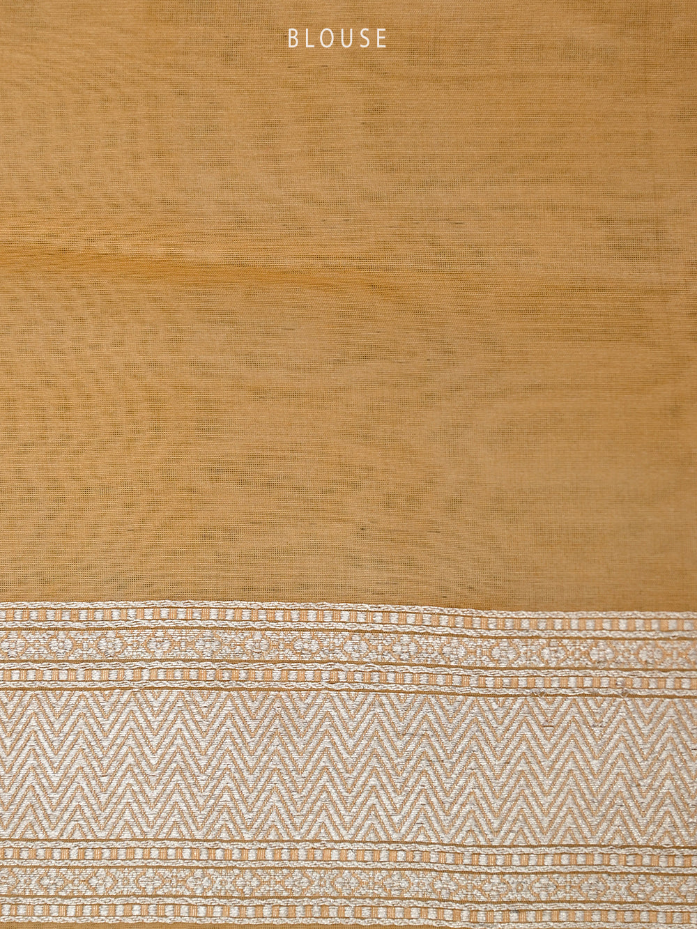 Pastel Peach Yellow Stripe Rangkat Organza Handloom Banarasi Saree - Sacred Weaves