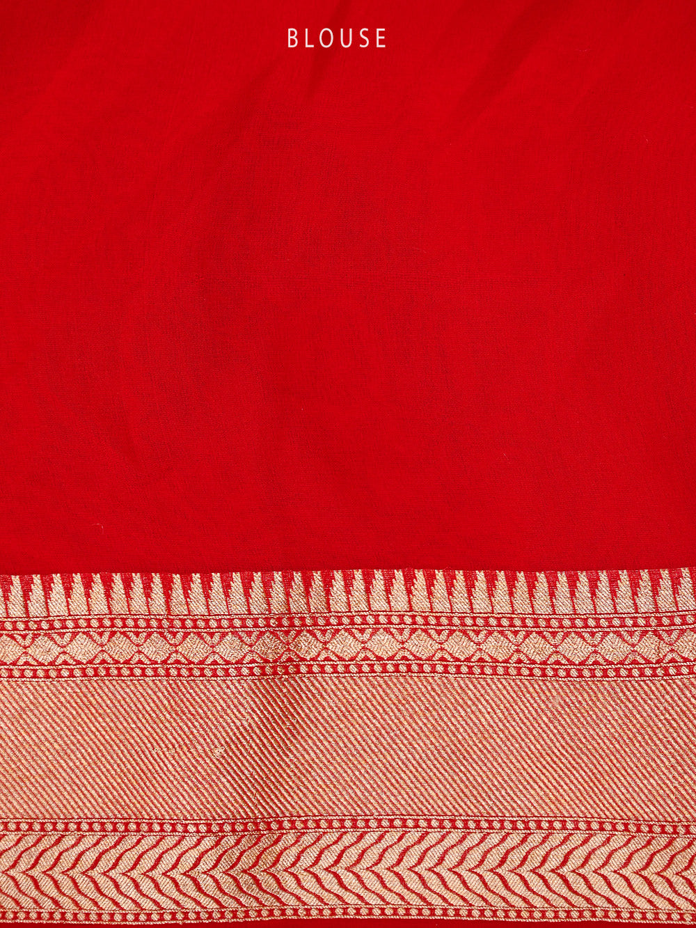 Maroon Stripe Khaddi Georgette Handloom Banarasi Saree - Sacred Weaves