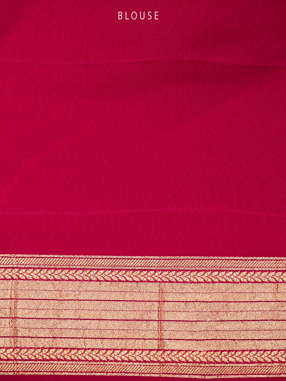 Dark Pink Meenakari Jaal Khaddi Georgette Handloom Banarasi Saree