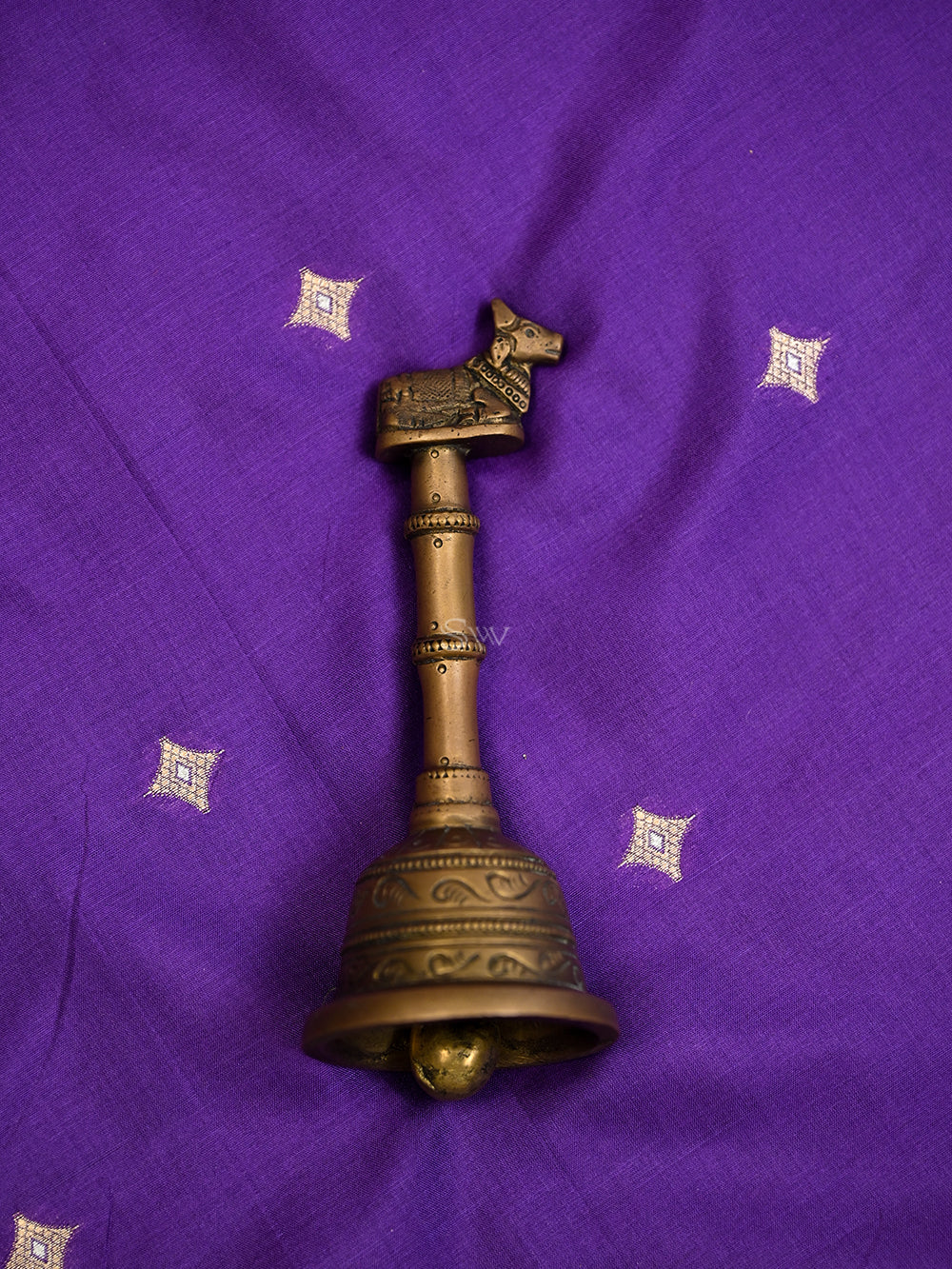 Purple Katan Silk Handloom Banarasi Suit - Sacred Weaves