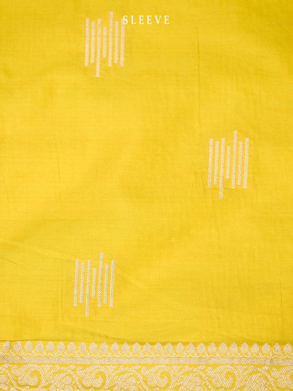 Lime Yellow Katan Silk Handloom Banarasi Suit - Sacred Weaves