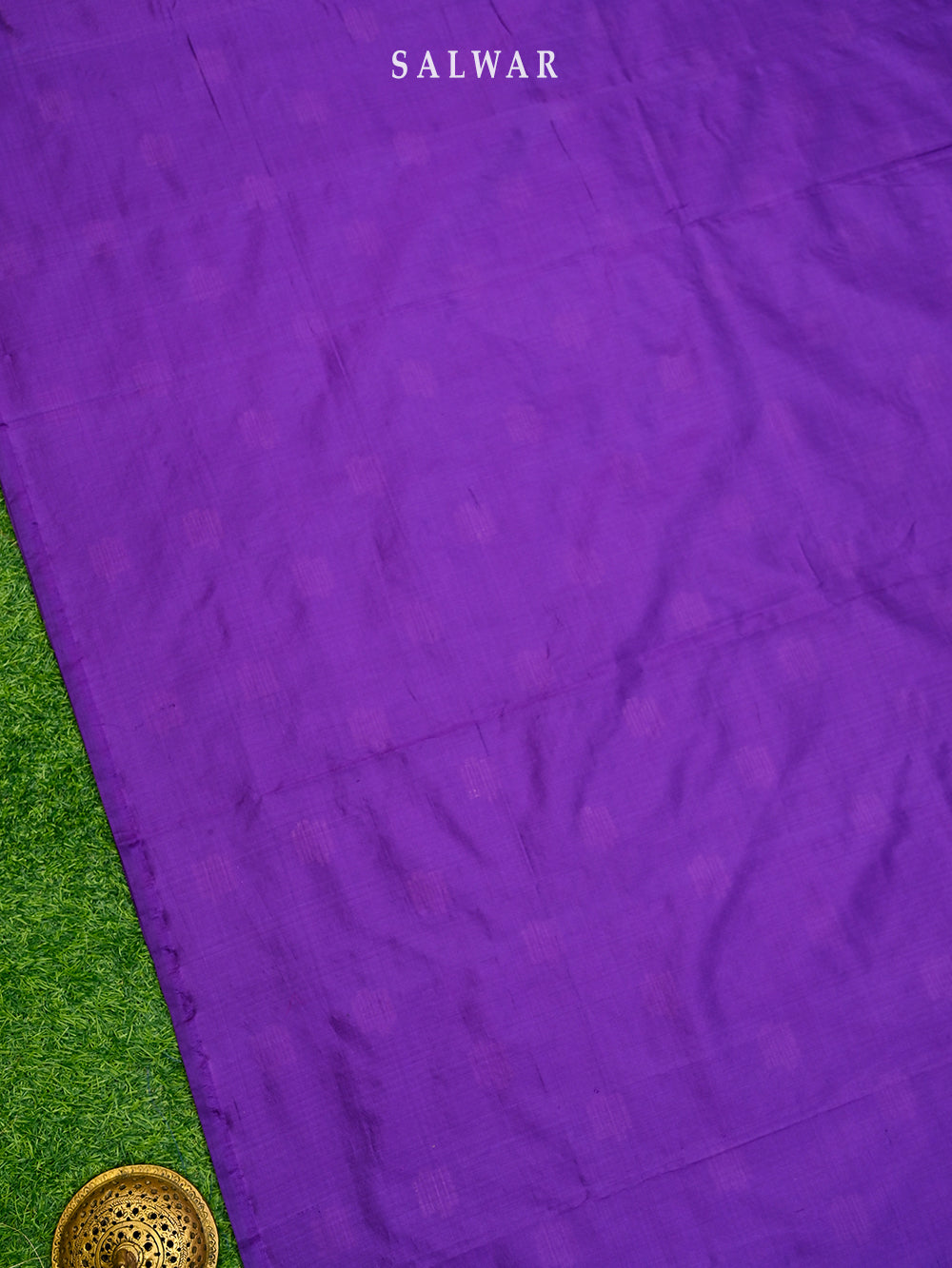 Purple Katan Silk Handloom Banarasi Suit - Sacred Weaves