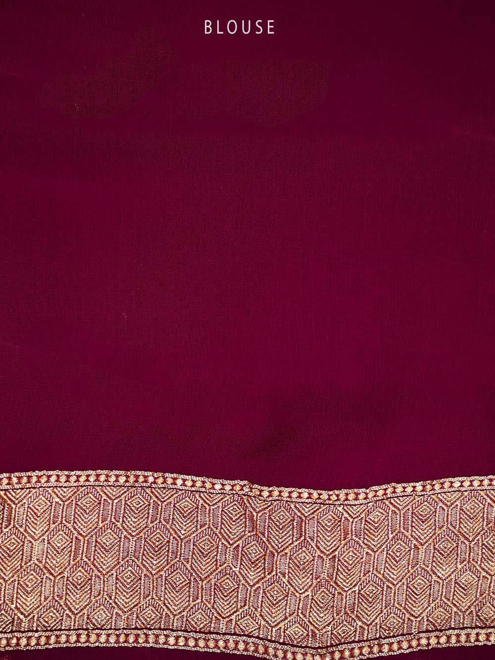 Wine Booti Khaddi Georgette Handloom Banarasi Saree