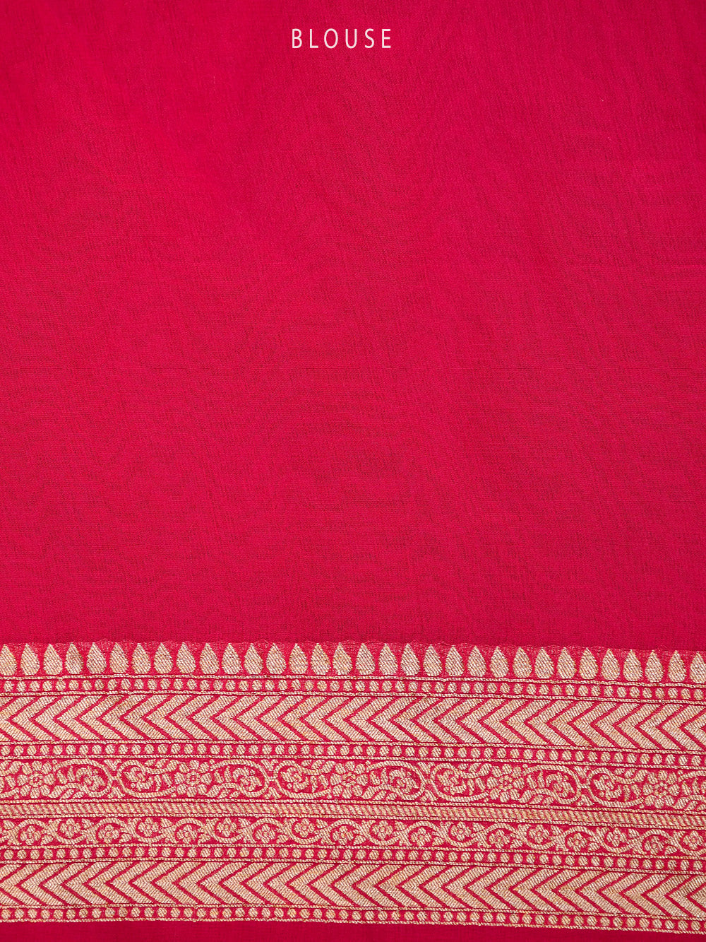 Pink Rangkat Khaddi Georgette Handloom Banarasi Saree - Sacred Weaves