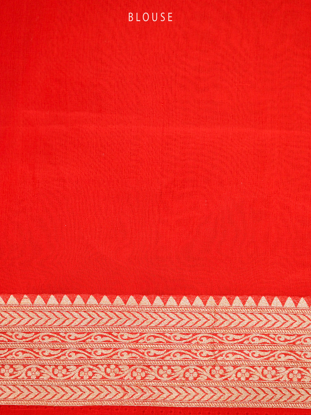 Orange Pink Rangkat Khaddi Georgette Handloom Banarasi Saree - Sacred Weaves