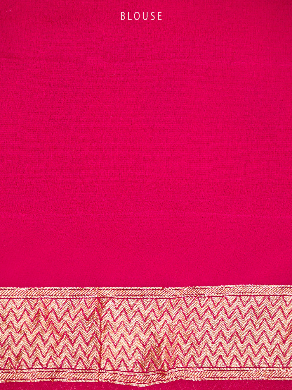 Dark Pink Booti Khaddi Georgette Handloom Banarasi Saree