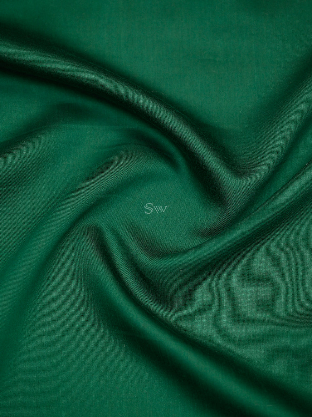 Bottle Green Pashmina Moonga Silk Handloom Banarasi Saree - Sacred Weaves