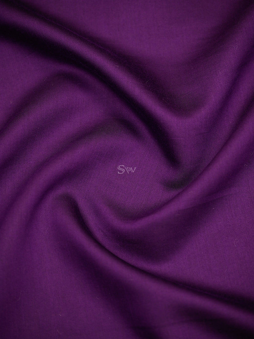 Purple Pashmina Moonga Silk Handloom Banarasi Saree - Sacred Weaves