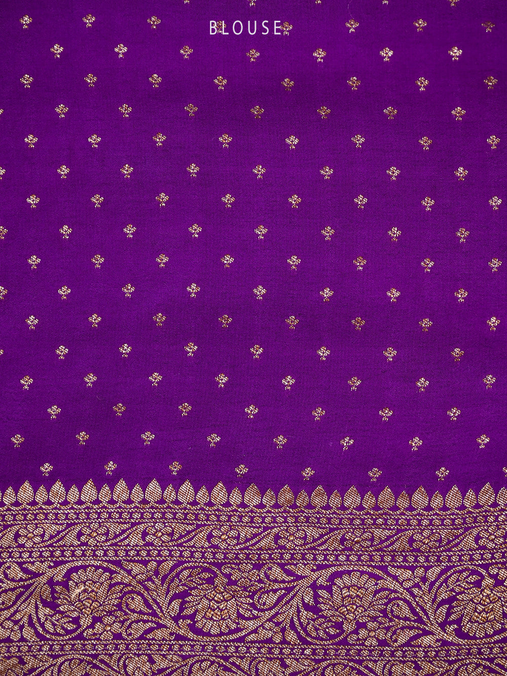 Purple Jaal Crepe Silk Handloom Banarasi Saree - Sacred Weaves