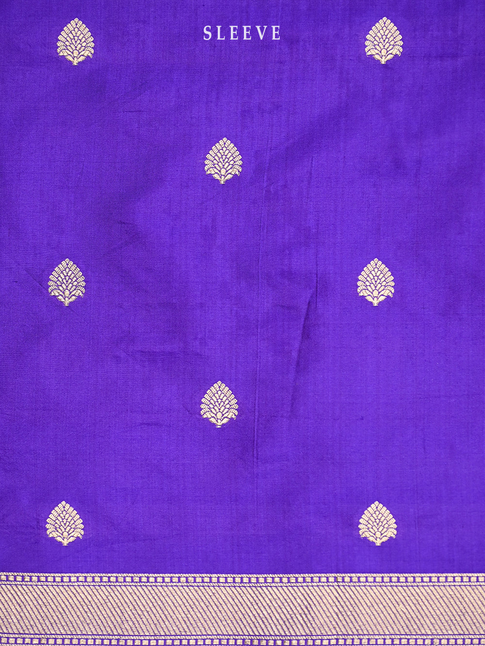 Purple Booti Katan Silk Handloom Banarasi Suit