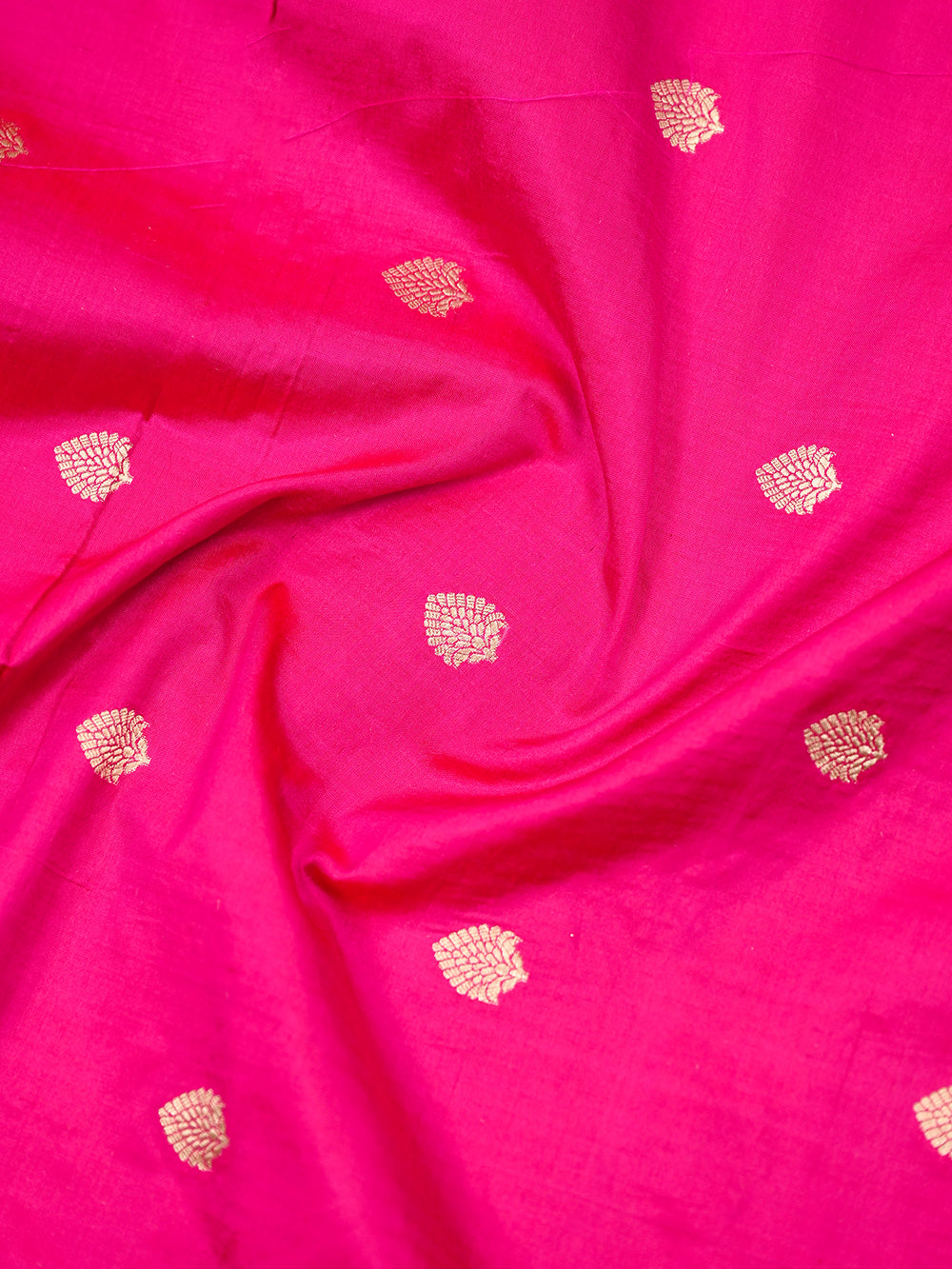 Magenta Red Booti Katan Silk Handloom Banarasi Suit