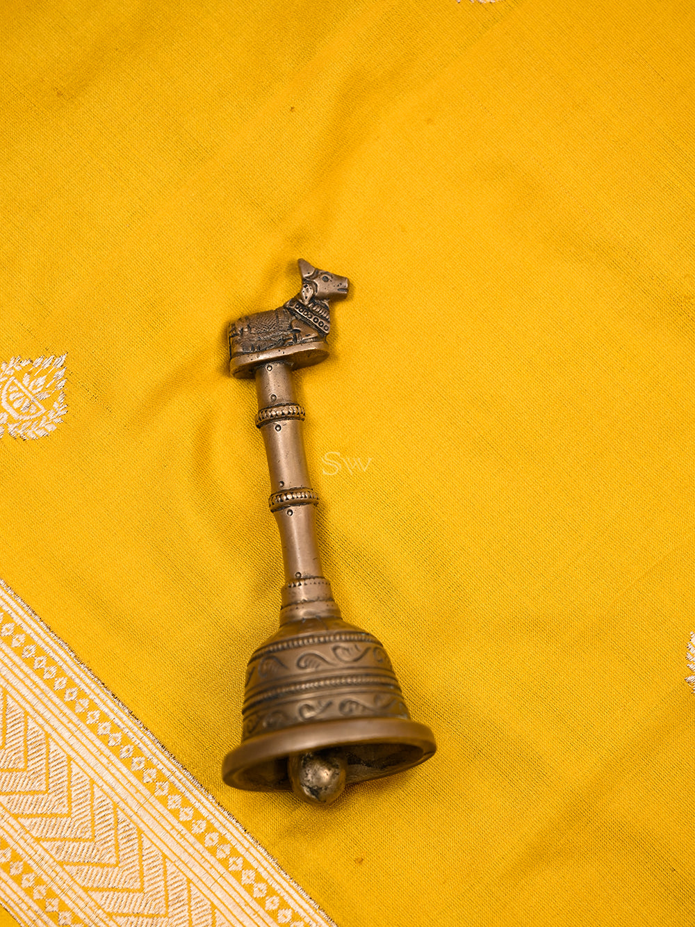 Yellow Tanchoi Silk Handloom Banarasi Suit