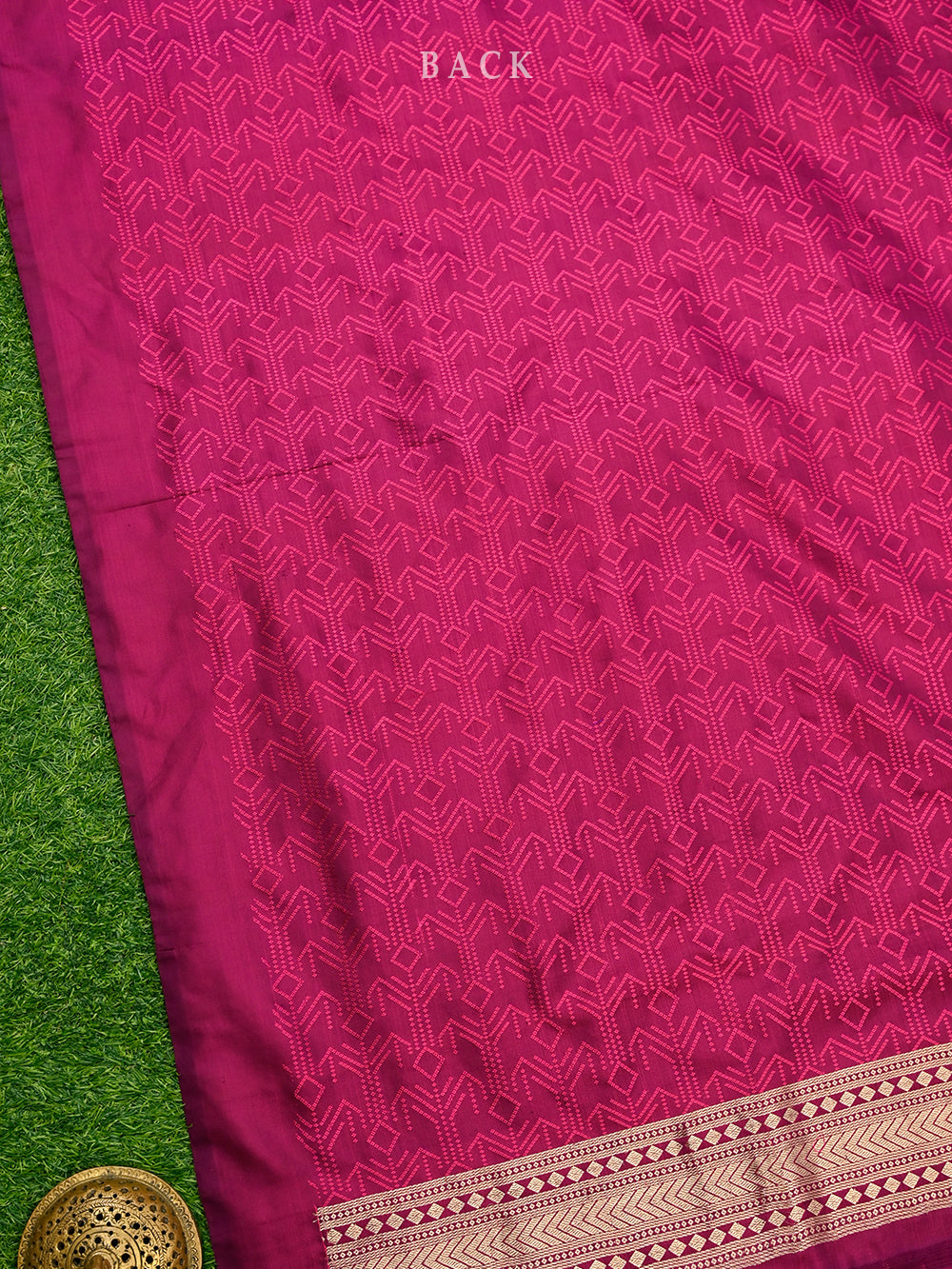 Dark Magenta Tanchoi Silk Handloom Banarasi Suit