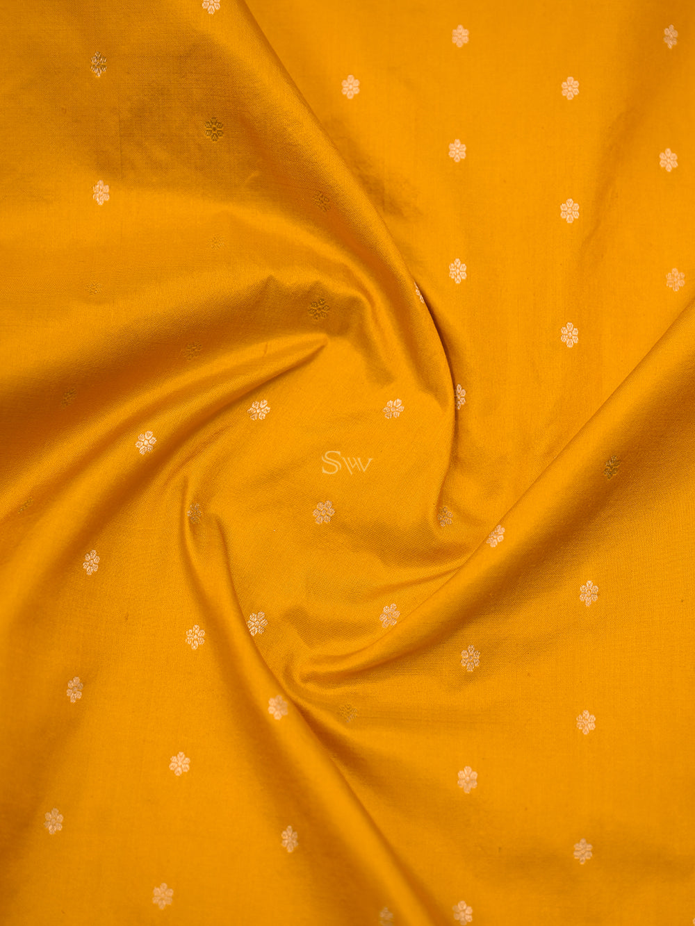 Mustard Katan Silk Handloom Banarasi Suit