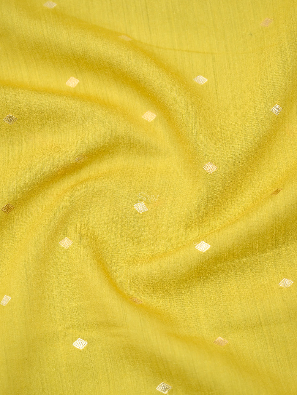 Yellow Booti Moonga Silk Handloom Banarasi Suit