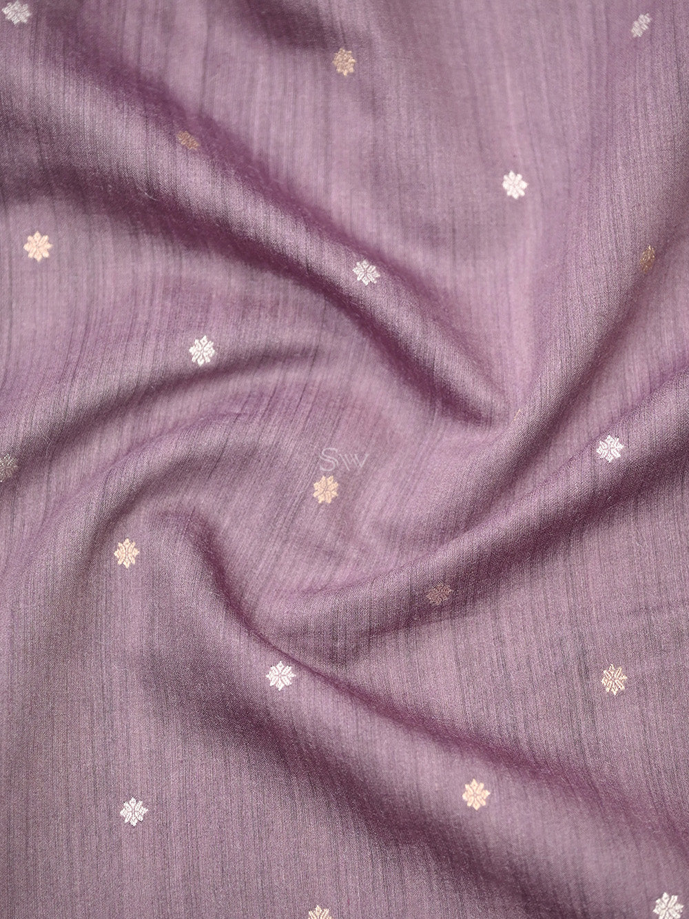 Purple Booti Moonga Silk Handloom Banarasi Suit