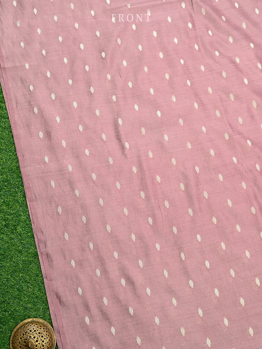 Mauve Booti Chiniya Silk Handloom Banarasi Suit