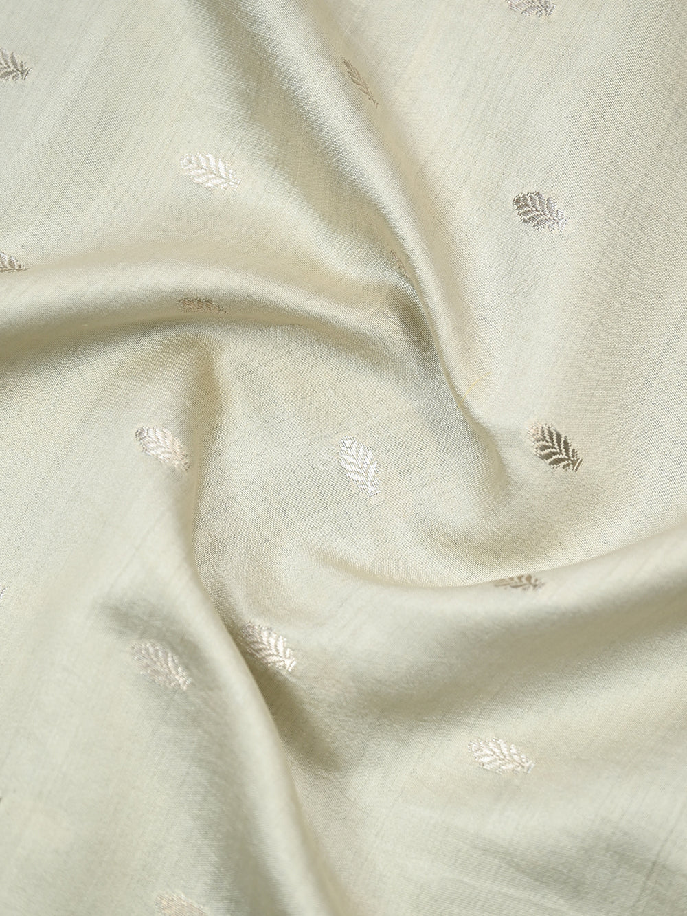 Cream Booti Chiniya Silk Handloom Banarasi Suit