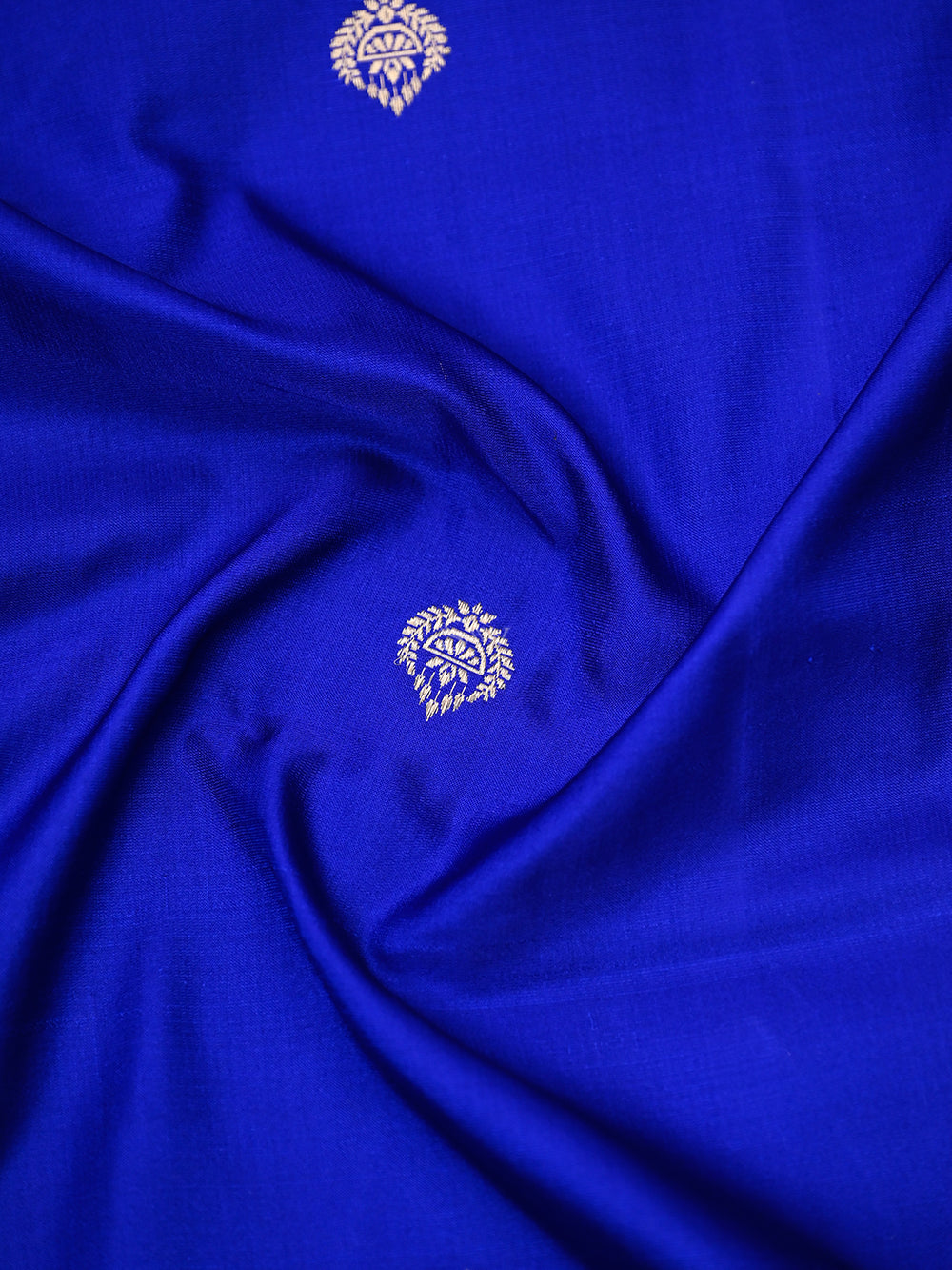 Royal Blue Tanchoi Silk Handloom Banarasi Suit