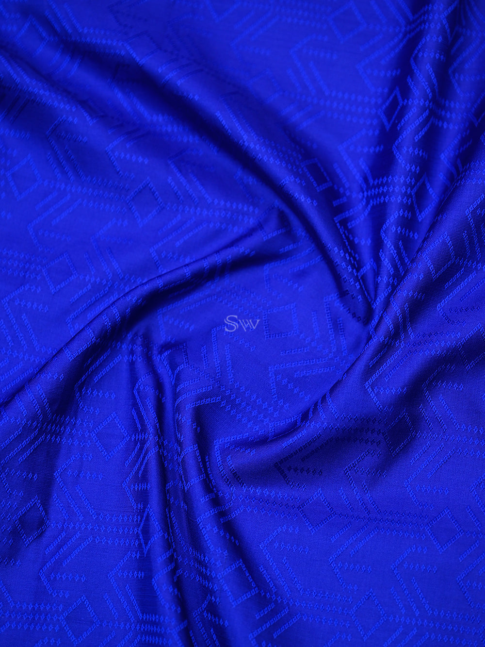 Royal Blue Tanchoi Silk Handloom Banarasi Suit