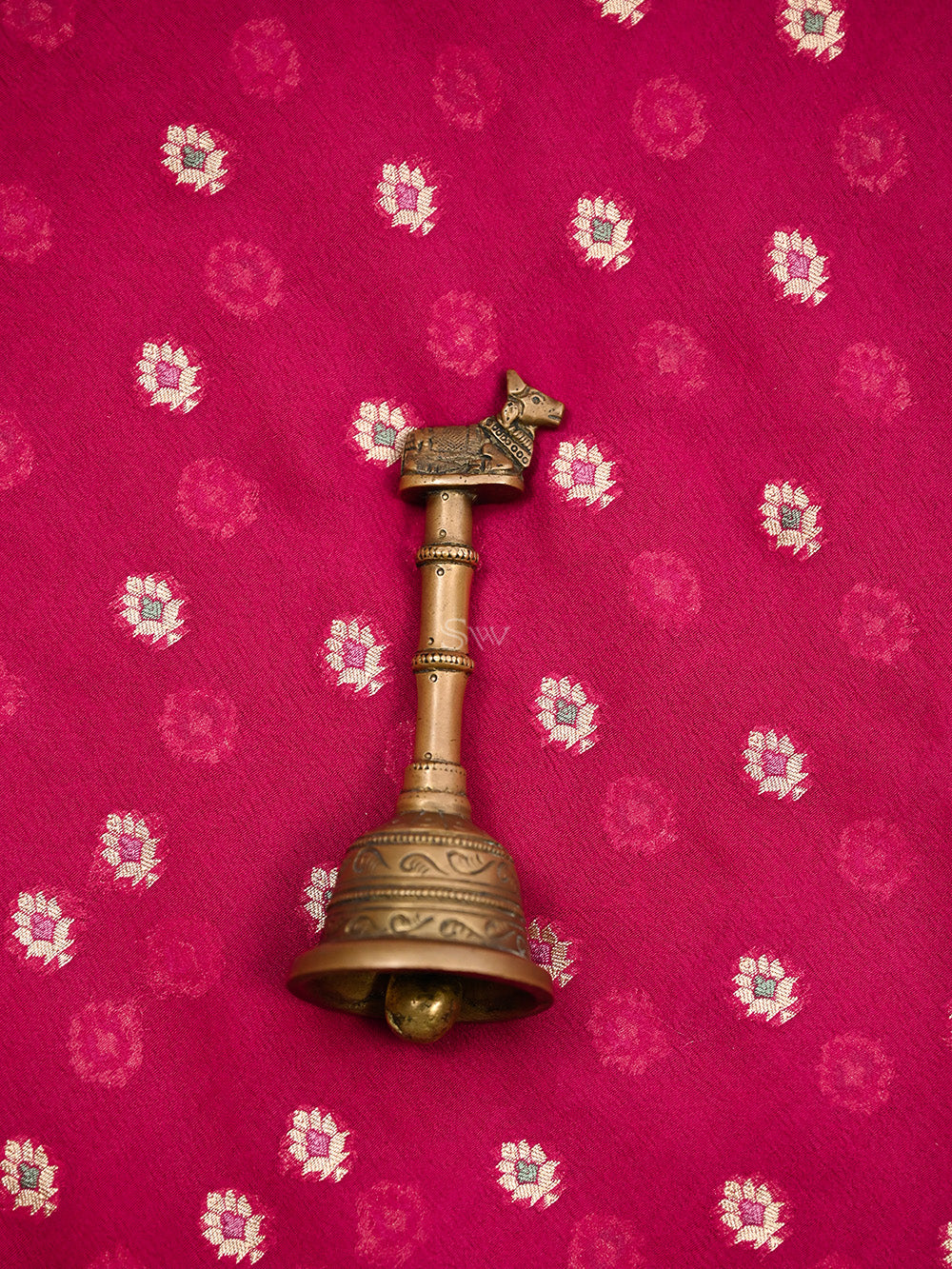 Dark Pink Meenakari Khaddi Georgette Handloom Banarasi Suit