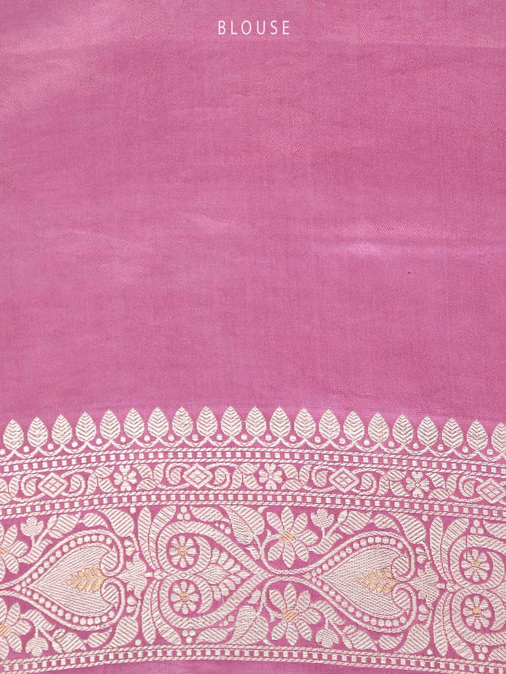 Pink Satin Sona Roopa Jaal Handloom Banarasi Saree - Sacred Weaves