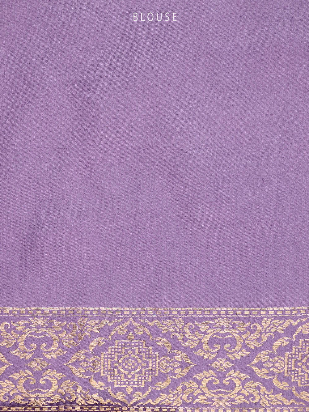 Pastel Purple Satin Brocade Handloom Banarasi Saree - Sacred Weaves