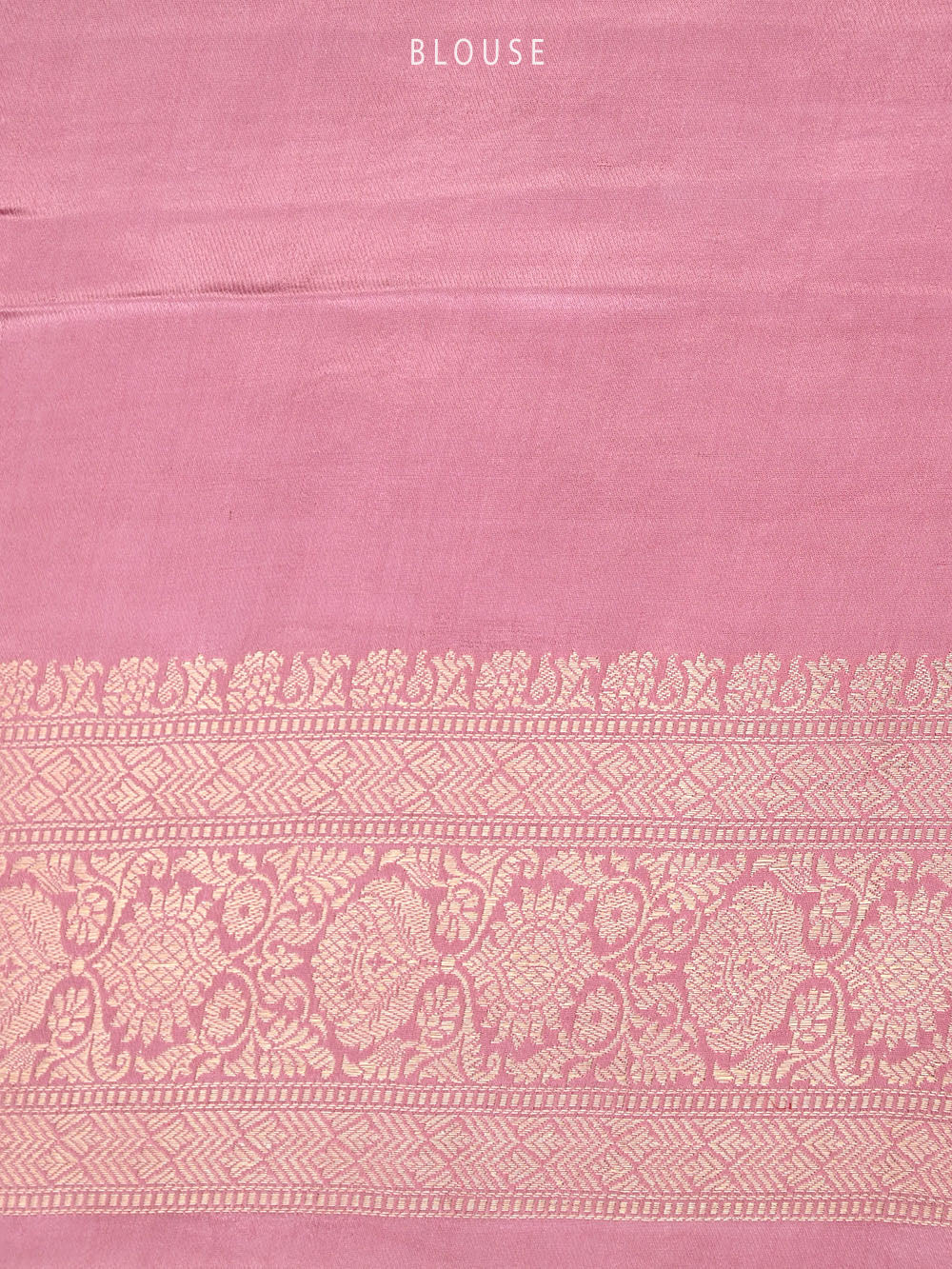 Pastel Pink Satin Jaal Handloom Banarasi Saree - Sacred Weaves