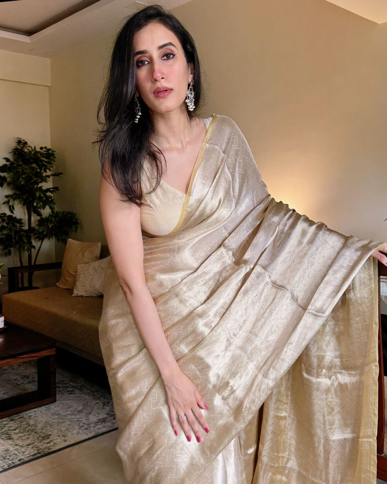 Namita Dubey in Sacred Weaves' Saree